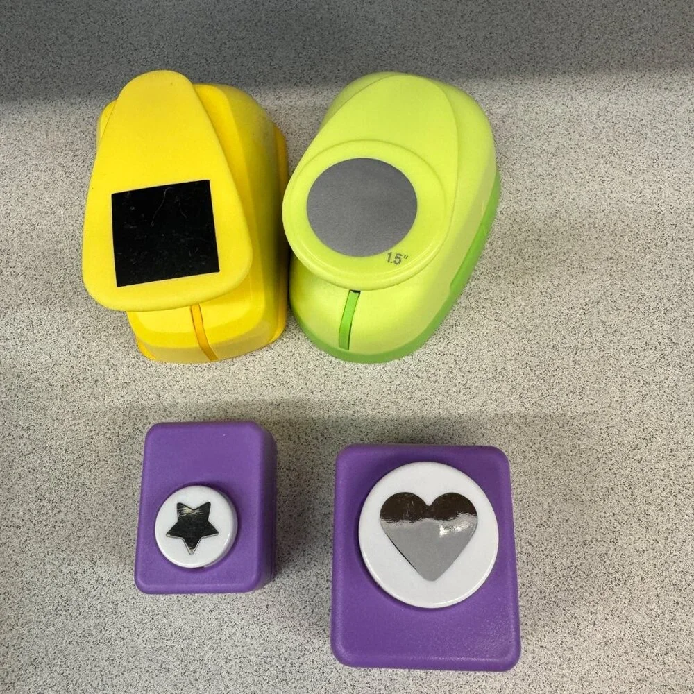 Lot of 11‎ Assorted Craft Paper Punches Set - Shapes Include Leaf Heart & More